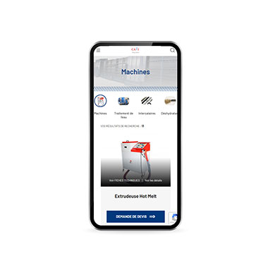 Création de site Catalogue – Réalisation Agence TAG – Exemple : CAMI Vitrage Isolant