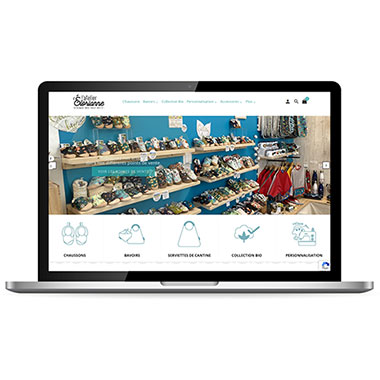 Création de site Prestashop – Réalisation Agence TAG – Exemple : Elorianne