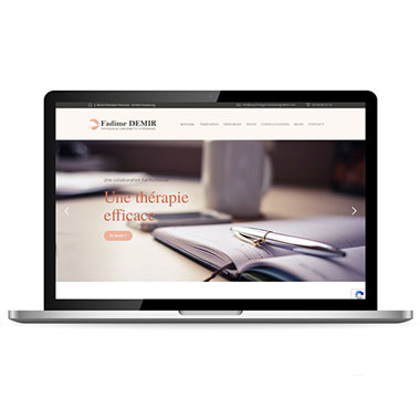 Création de site Wordpress – Réalisation Agence TAG – Exemple : Psychologue Demir