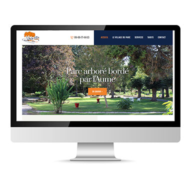 Création de site Wordpress – Réalisation Agence TAG – Exemple : Le Village du Parc