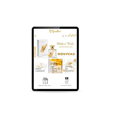 Création de site Prestashop – Réalisation Agence TAG – Exemple : Parfums Micallef