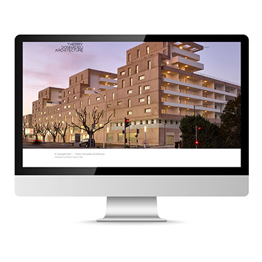 Création de site Catalogue – Réalisation Agence TAG – Exemple : Thierry Donnadieu